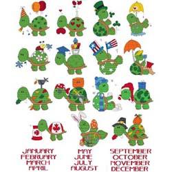 Calendar Turtles Combo